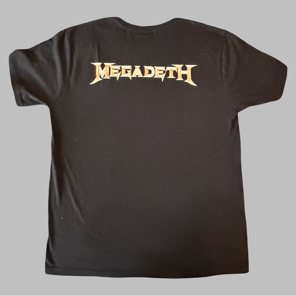 MEGADEATH Men’s Vintage Black Graphic Tee Size XL - Picture 2 of 9